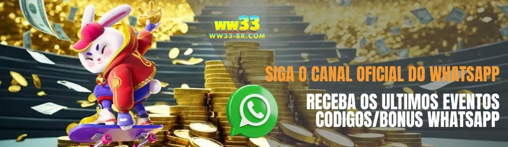 Entre para o canal oficial no WhatsApp do WW33 Casino
